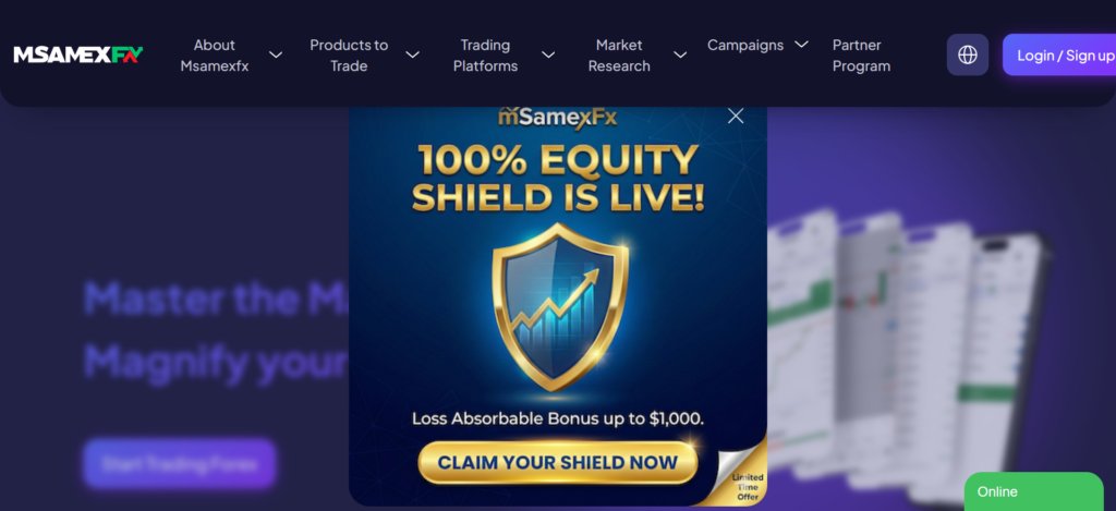 Msamexfx.com review platform overview