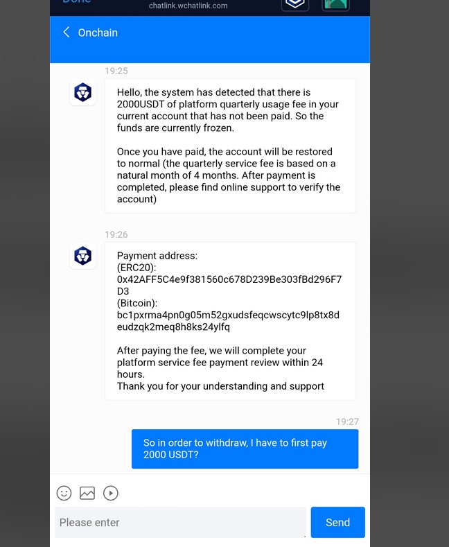 Pulsesun.com scam withdrawal complaints screenshot