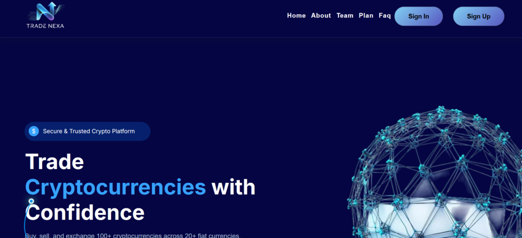 Tradenexa.world scam warning review showing crypto trading risk alert and FCA unauthorised investment platform warning