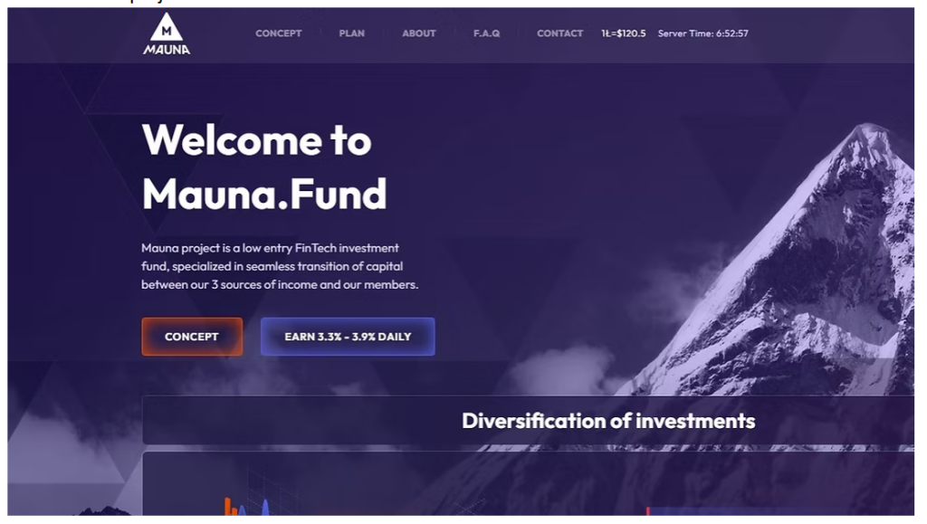 Mauna.fund is a scam trading site – avoid fake forex crypto investments"