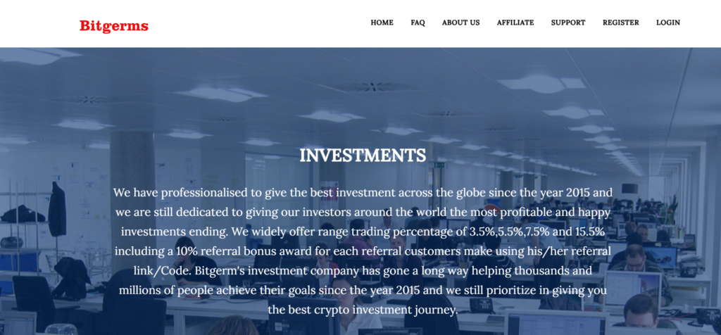 Bitgerms.com overview