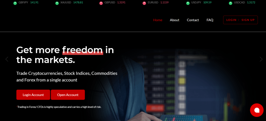 ambitiouswalth.com scam review warning showing high-risk crypto and forex investment platform alert