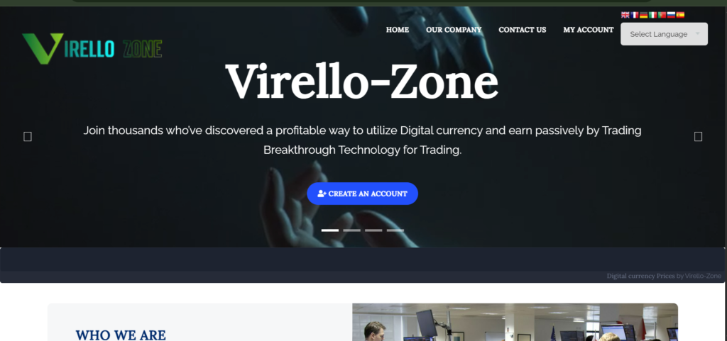 Warning: virello-zone.com is a scam trading site – avoid fake forex crypto investments