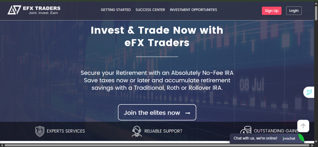 efxtraders.com scam warning showing FCA unauthorised investment platform and crypto trading risk alert