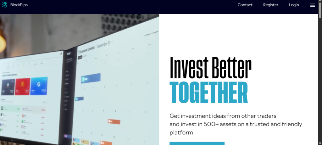 Blockpips.com scam warning showing FCA unauthorised crypto trading and CFD investment platform risk alert