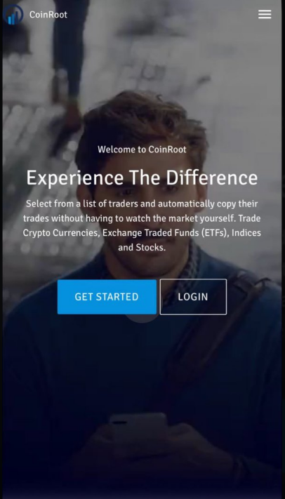 Coinroot.io scam warning showing FCA unauthorised investment platform and crypto trading risk alert
