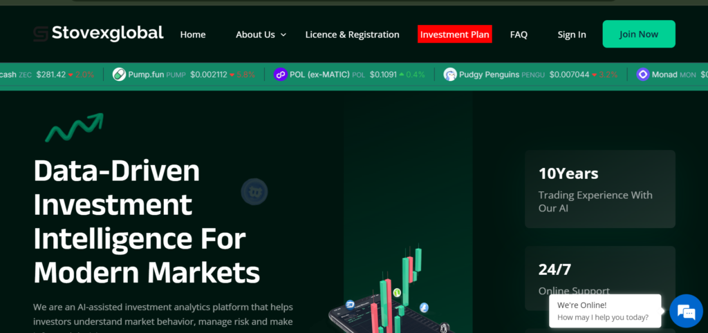 stovexglobal.com scam warning showing crypto investment risk and FCA unauthorised trading platform alert