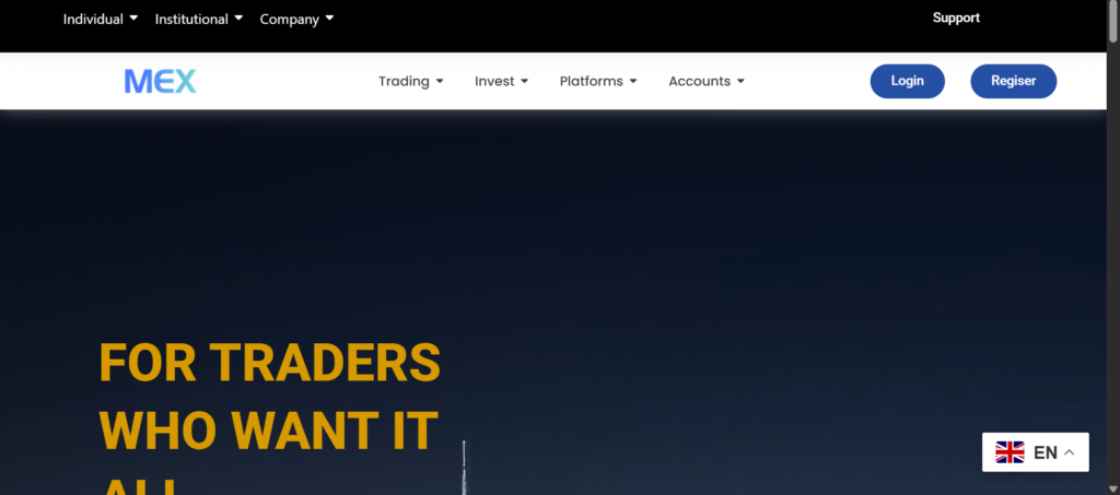 mexcfd.com scam warning showing FCA unauthorised investment platform and crypto trading risk alert