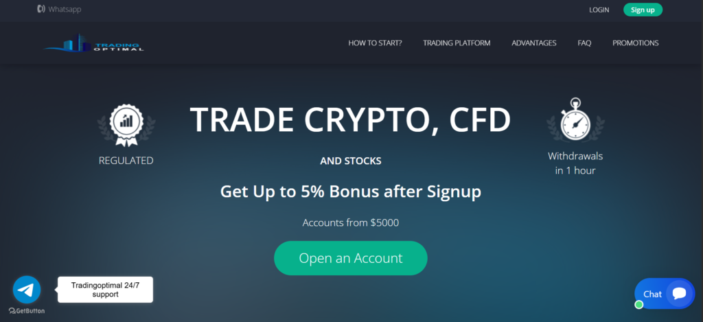 tradingoptimal.com scam review warning showing high-risk crypto and forex investment platform alert