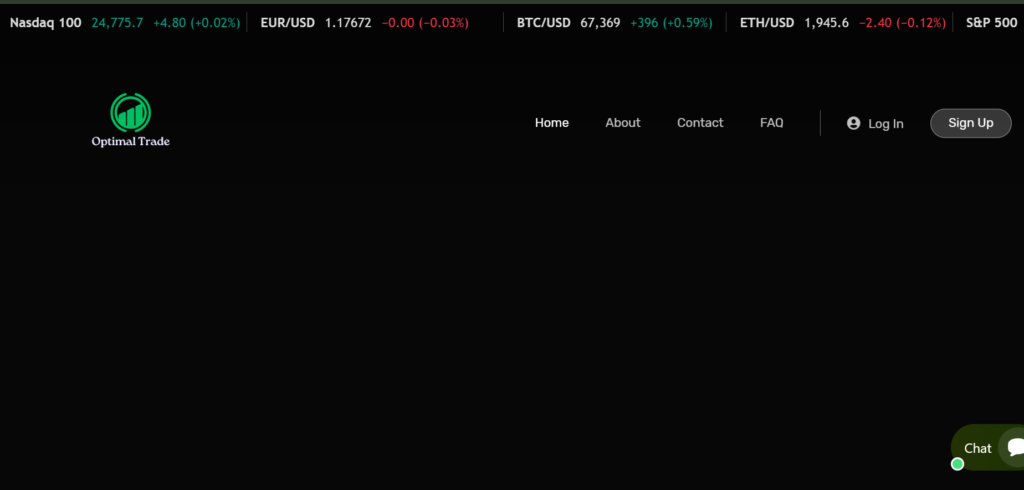 optimaltrd.org scam warning showing FCA unauthorised crypto trading and CFD investment platform risk alert